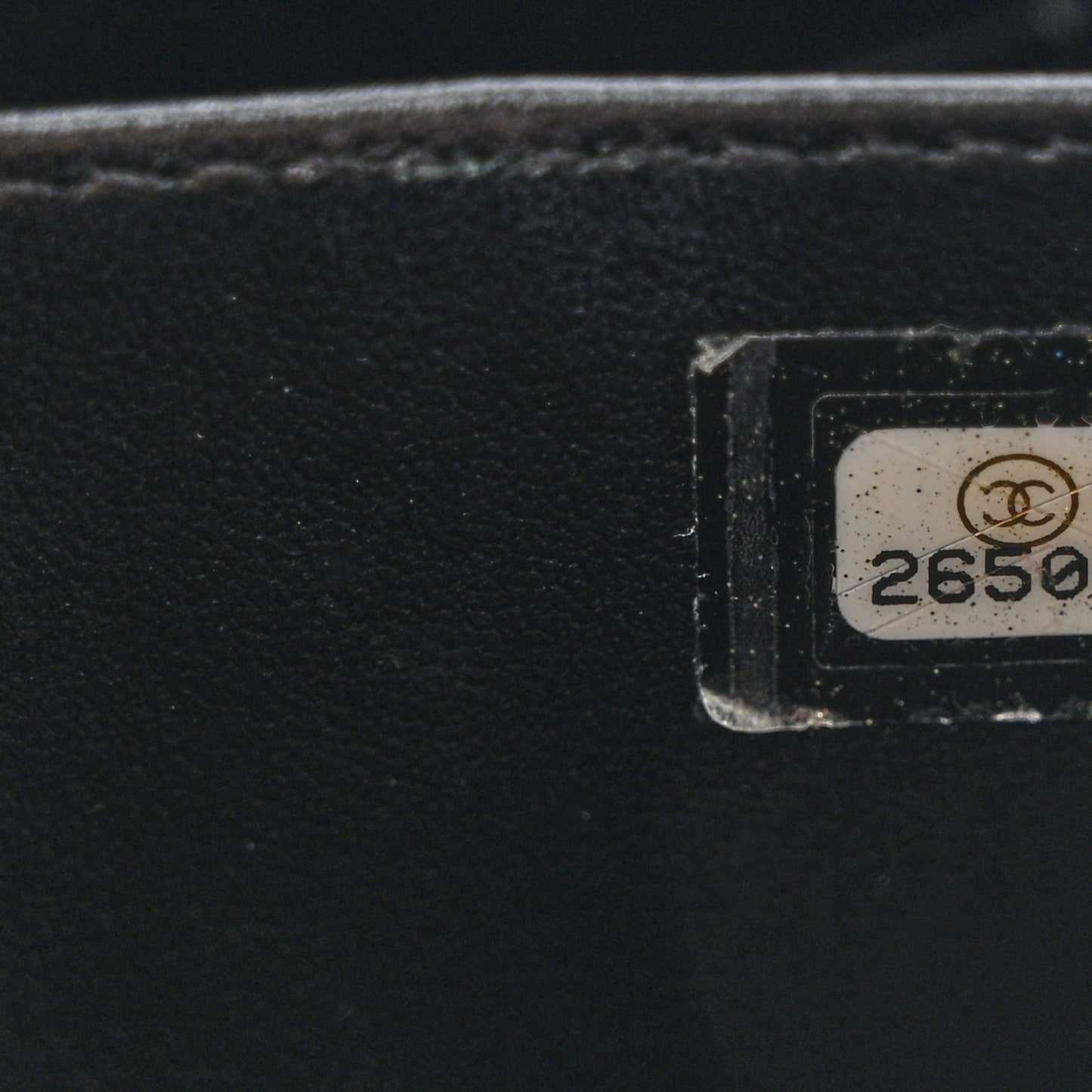 Caviar Quilted CC Filigree Vanity Clutch With Chain Beige Black