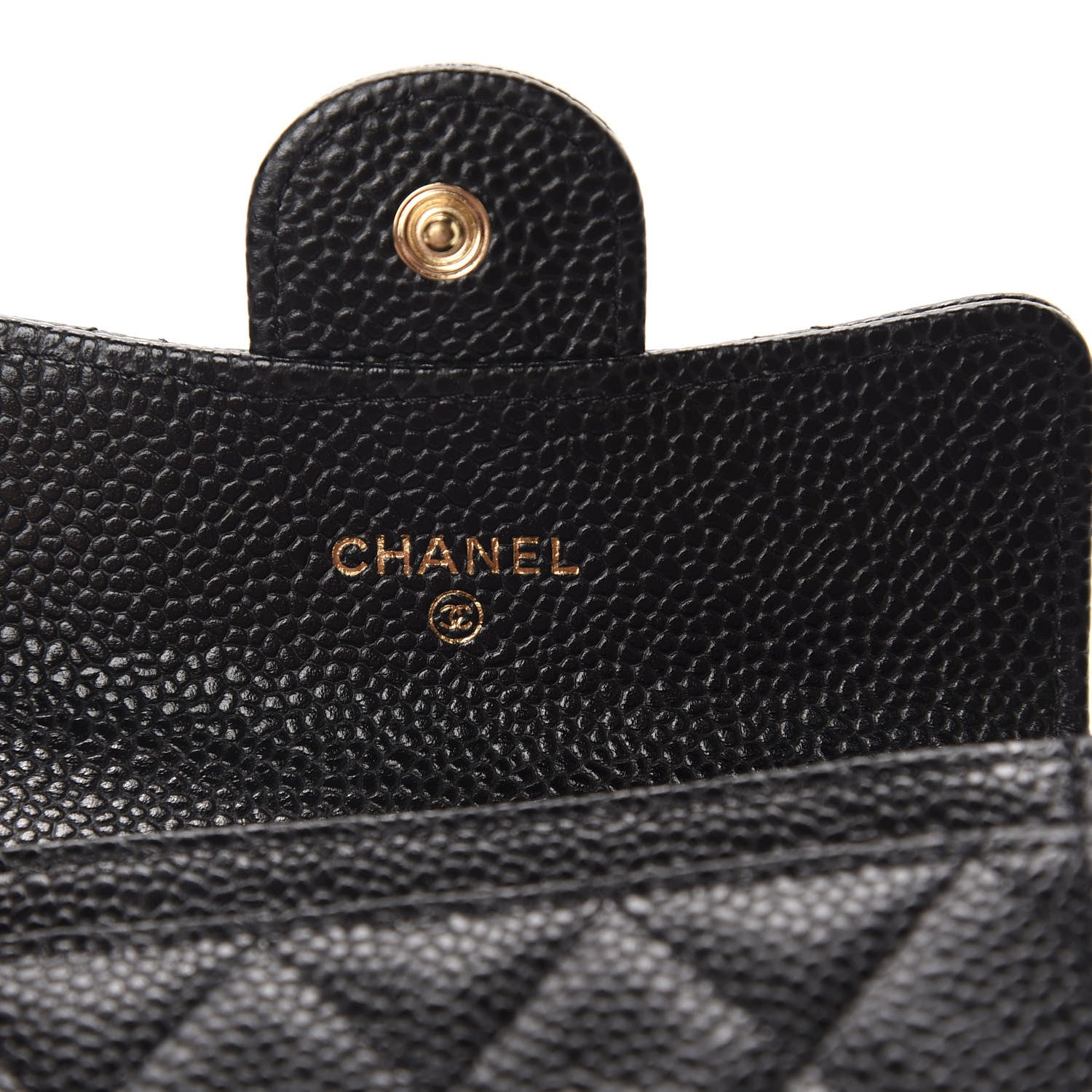 Chanel Caviar Quilted Flap Card Holder Black 6 of 9