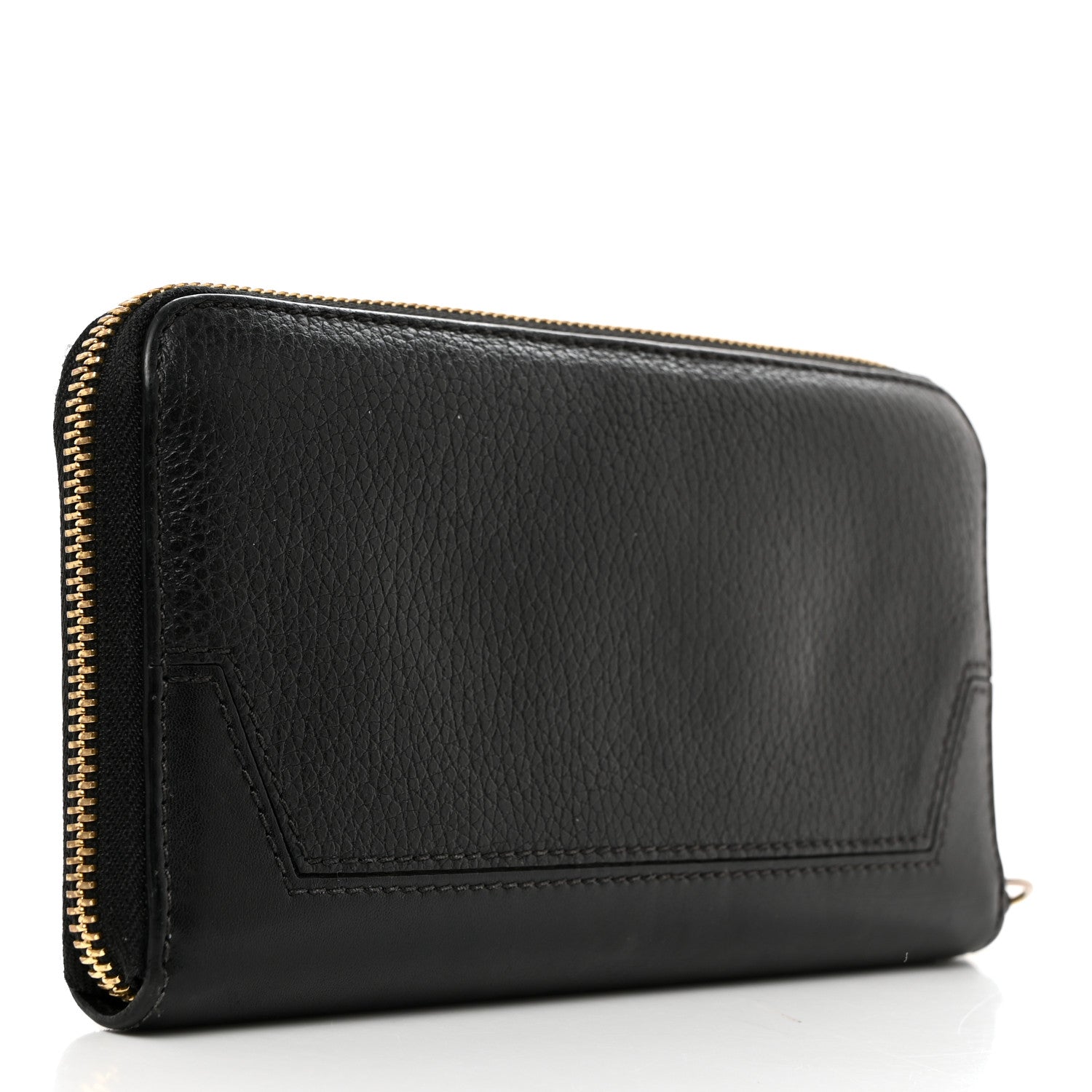 Burberry Calfskin Ziggy Zip Around Wallet Black 3 of 6