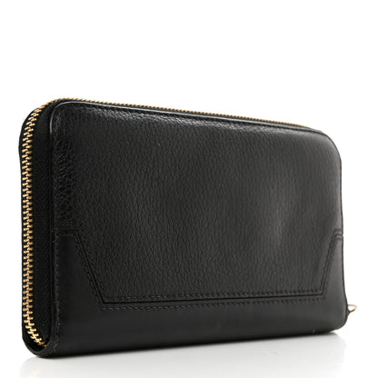 Burberry Calfskin Ziggy Zip Around Wallet Black 3 of 6
