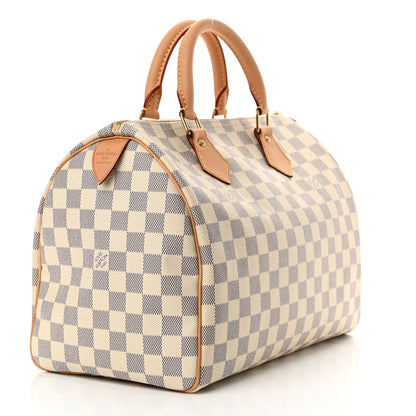 Louis Vuitton Damier Azur Speedy 30 3 of 10