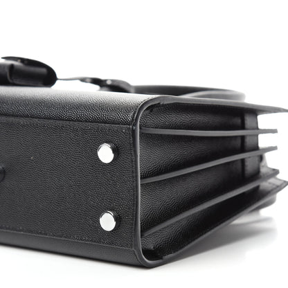 Saint Laurent Grained Calfskin Nano Sac De Jour Black 7 of 10