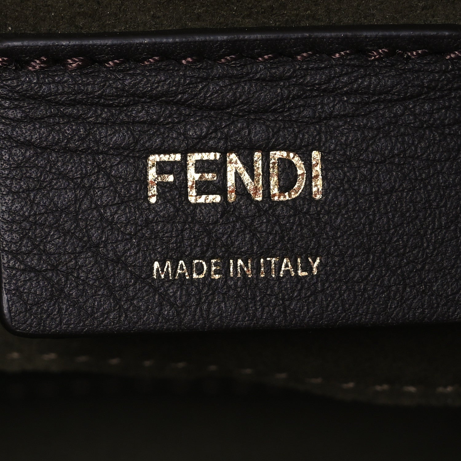 Fendi Sheepskin Vitello King Plexiglass Logo Embroidered Mini By The Way Top Handle Boston Soap 6 of 12