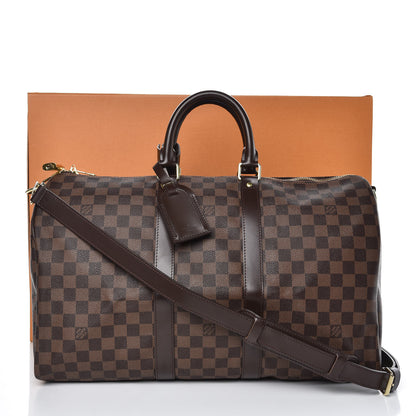 Louis Vuitton Damier Ebene Keepall Bandouliere 45 7 of 7