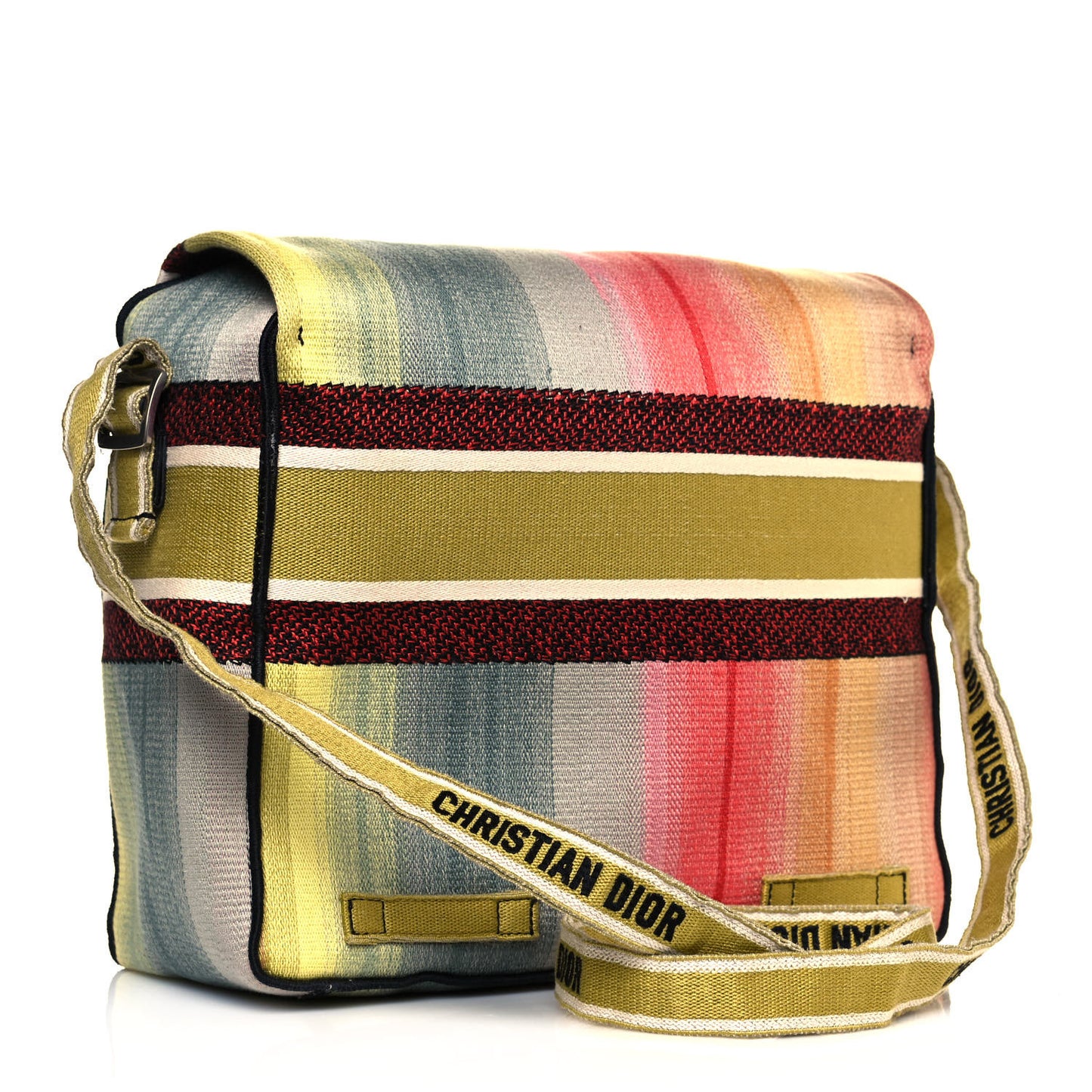Canvas Embroidered Dioraura Messenger Multicolor