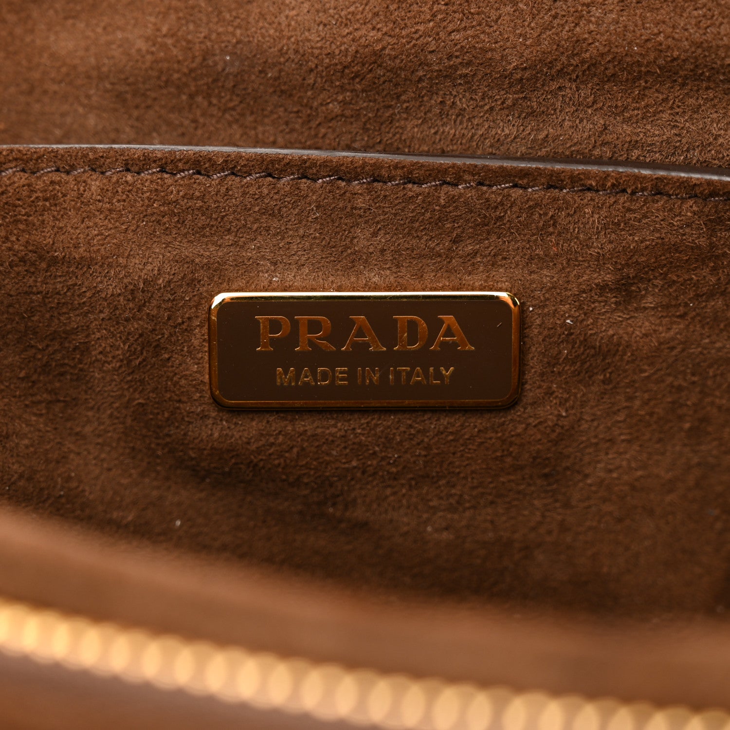Prada Suede Medium Explore Shoulder Bag Cacao 7 of 12
