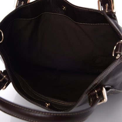 Gucci Calfskin Medium Britt Bag Dark Brown 5 of 7