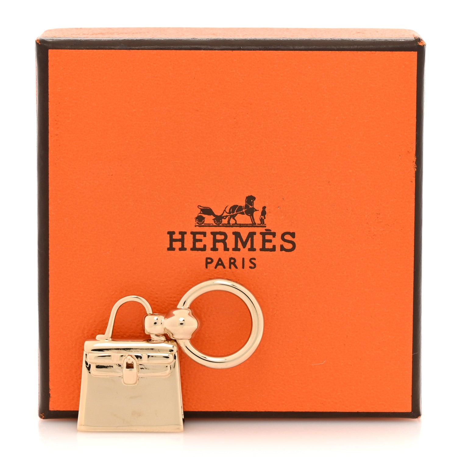 Hermes Permabrass Mini Kelly Twilly Ring 4 of 4