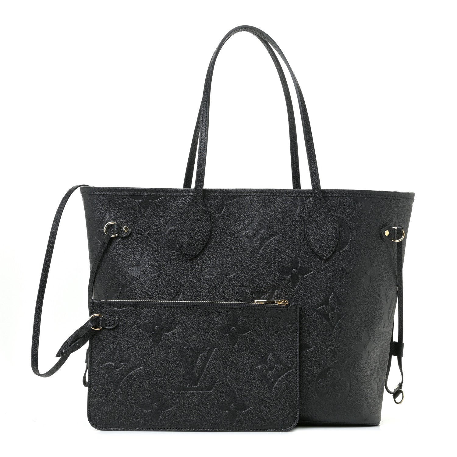 Louis Vuitton Empreinte Monogram Giant Neverfull MM Black 1 of 9
