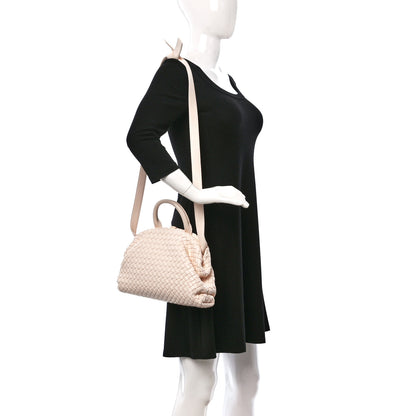 Bottega Veneta Nappa Intreccio Mini Padded Handle Bag Flamingo 2 of 10