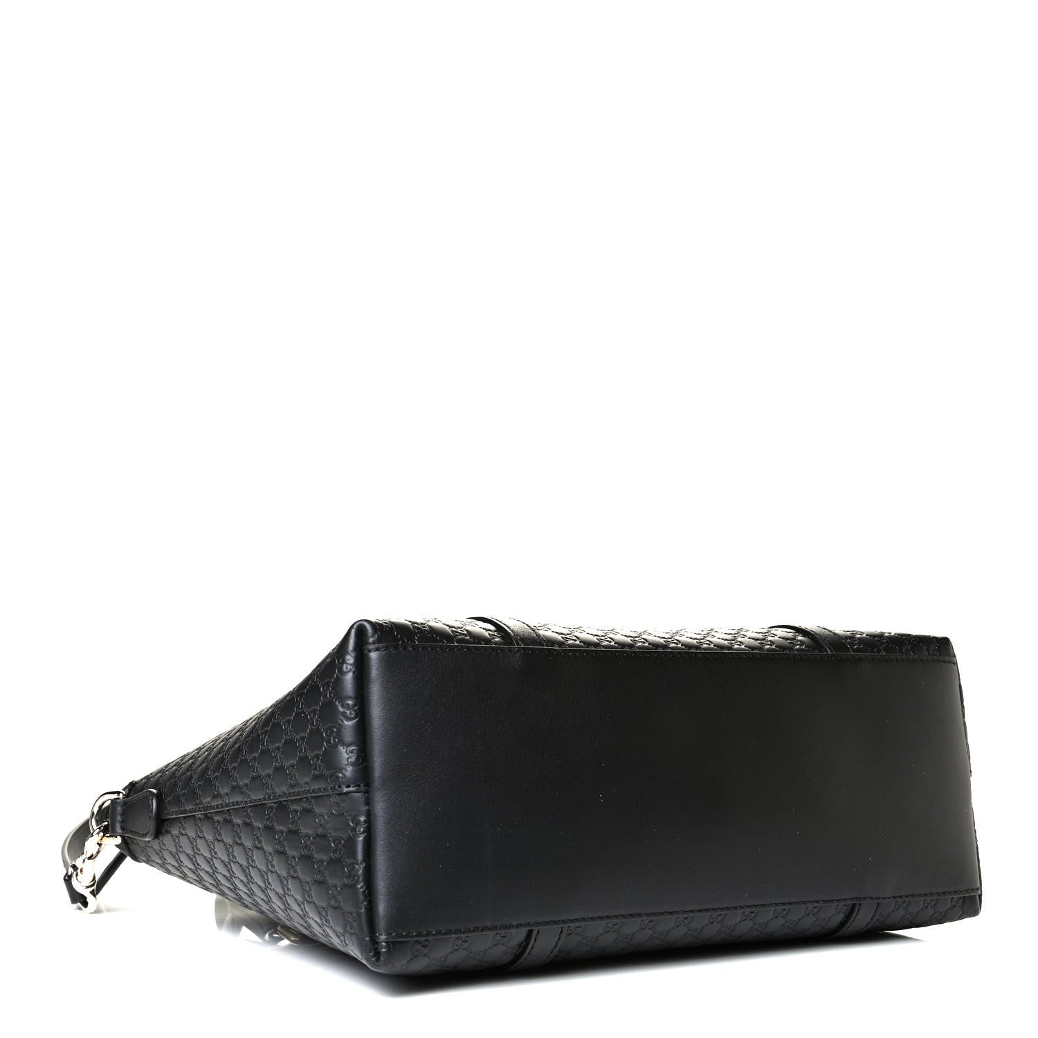 Gucci Soft Microguccissima Small Zippered Satchel Black 3 of 8