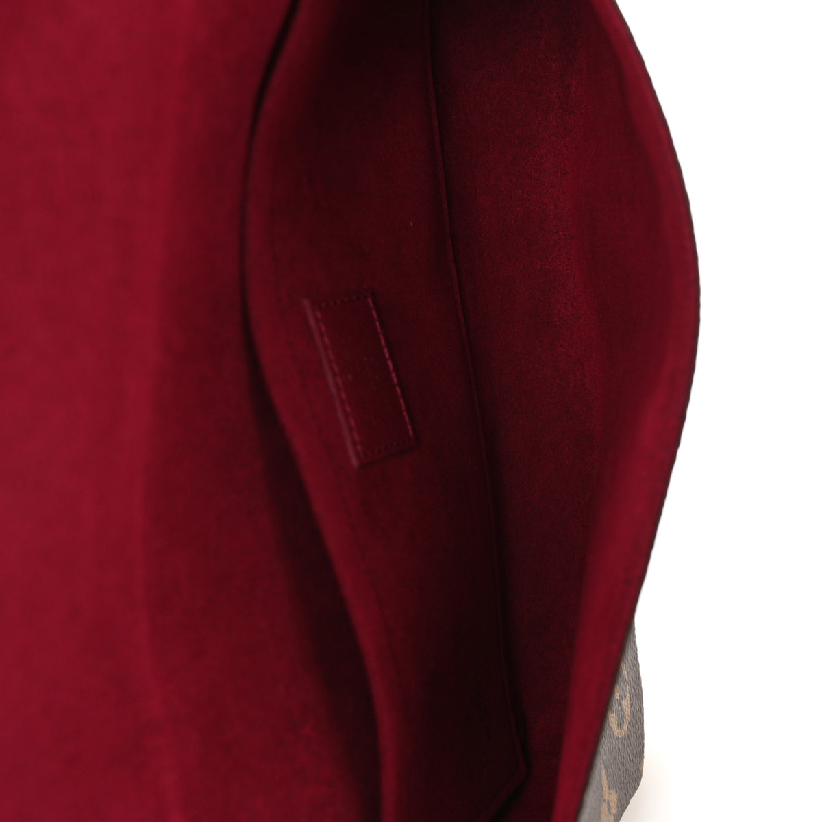 Monogram Pochette Felicie Chain Wallet Fuchsia