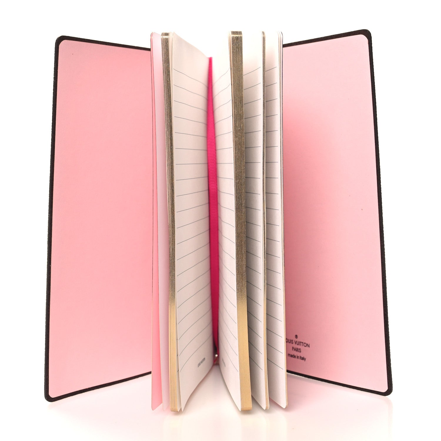 Louis Vuitton Monogram 2020 Christmas Animation Big Wheel Notebook MM Rose Ballerine 6 of 10