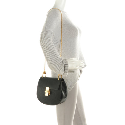 Chloe Grained Lambskin Drew Shoulder Bag Black 2 of 8