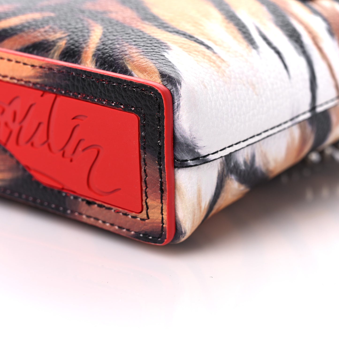 Calfskin Bengal Mini North South Cabata Tote Multicolor