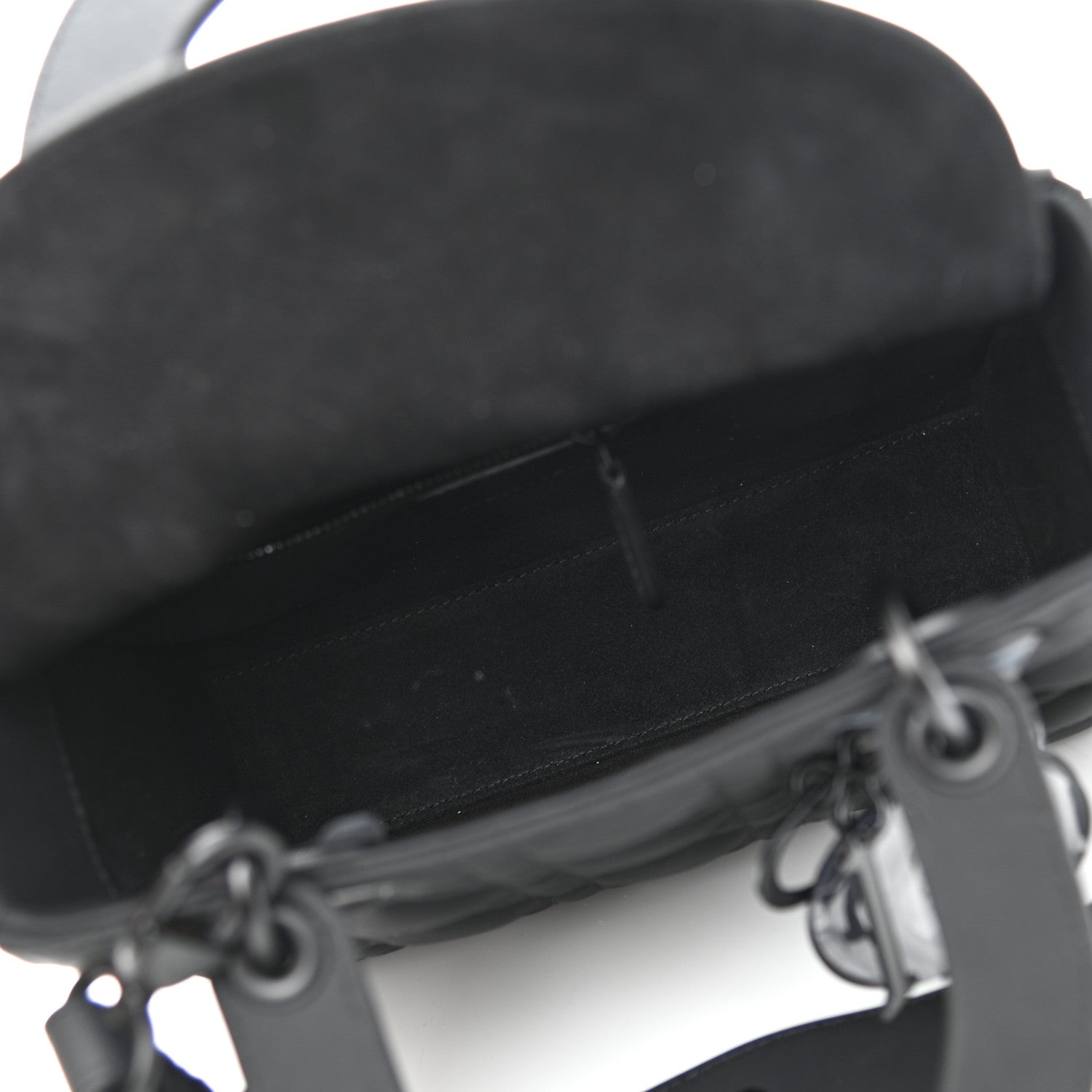 Christian Dior Ultra Matte Calfskin Cannage Small My ABCDior Lady Dior Black 5 of 10