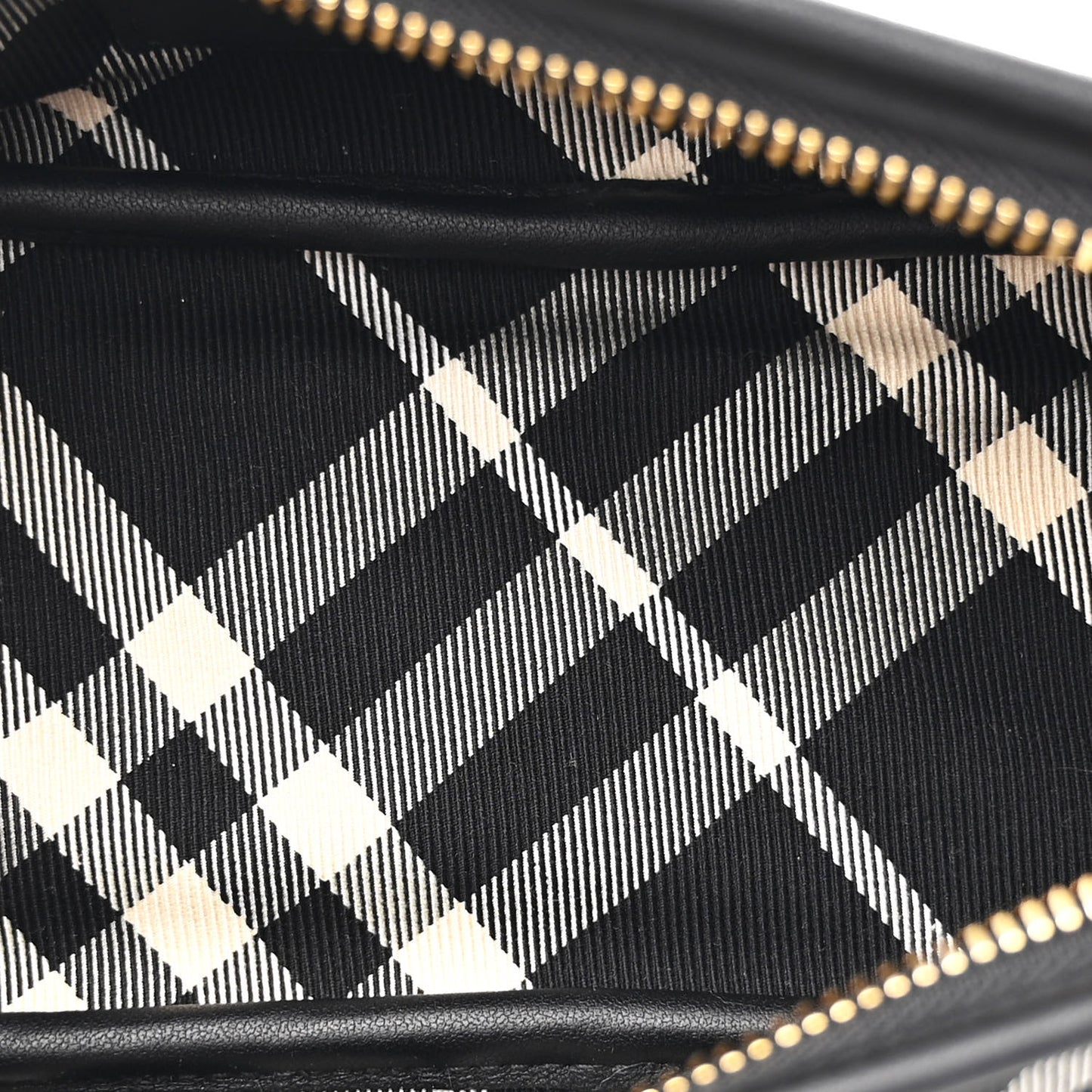 Essential Check Simple Baguette Black Calico