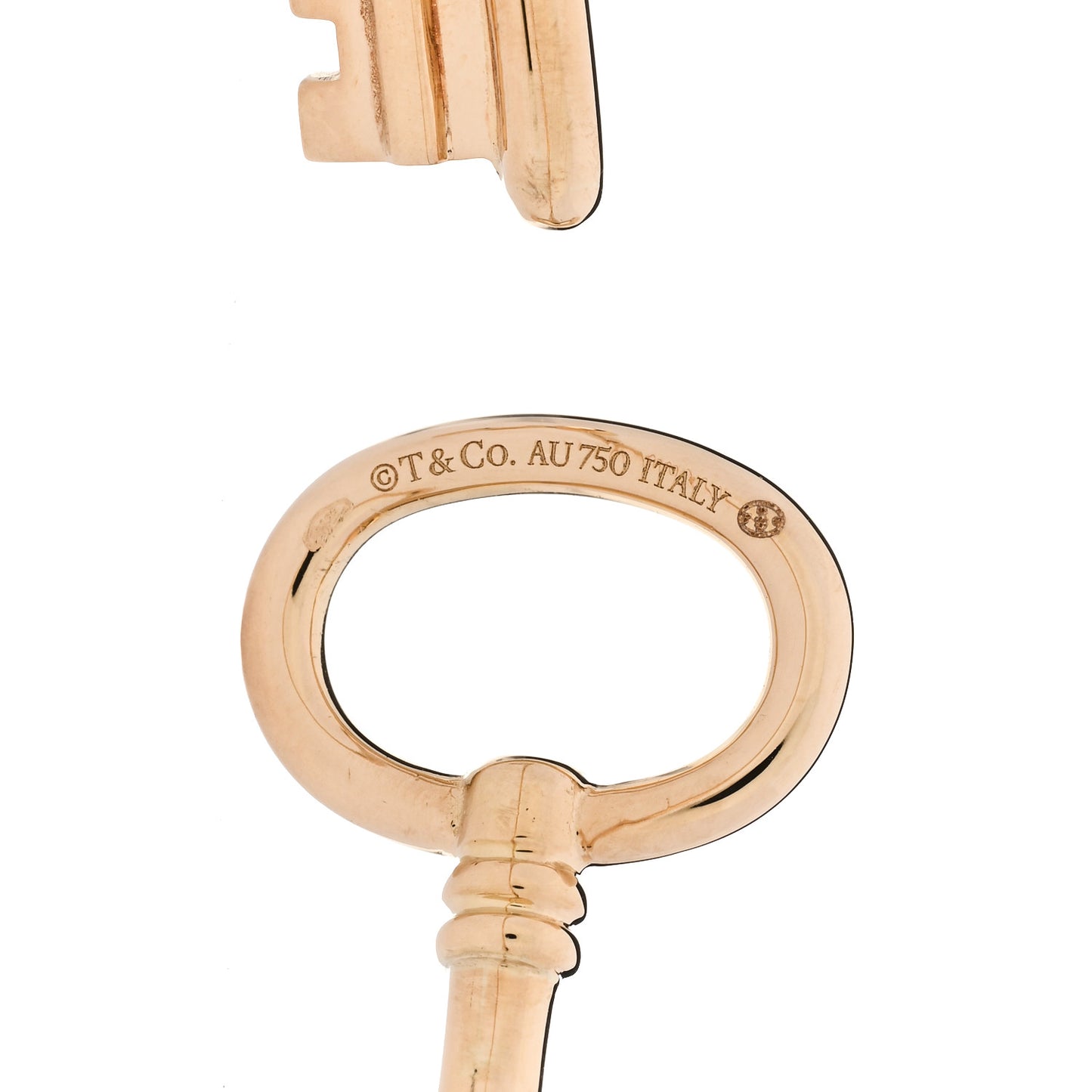 18K Yellow Gold Keys Wire Bracelet