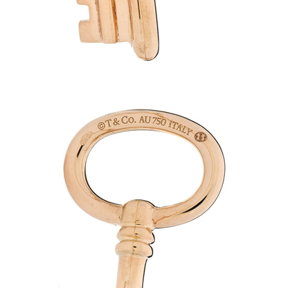 Tiffany 18K Yellow Gold Keys Wire Bracelet 3 of 4