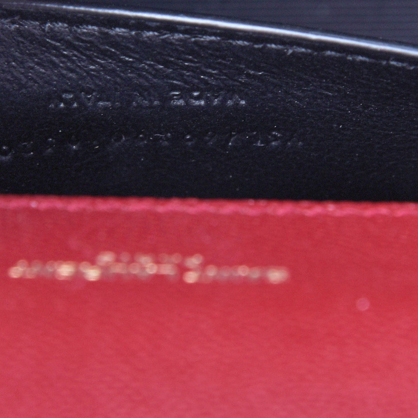 Grain De Poudre Small Monogram Kate Satchel Rouge Eros