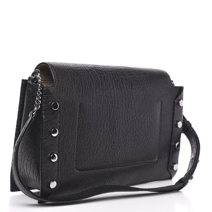 Jimmy Choo Grainy Calfskin Small Lockett Shoulder Bag Black 2 of 9