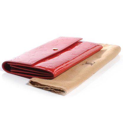 Louis Vuitton Vernis Sarah Wallet Pomme D'Amour 4 of 7