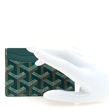 Goyard Goyardine Saint Sulpice Card Holder Green 2 of 7