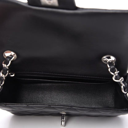 Chanel Lambskin Quilted Mini Rectangular Flap Black 5 of 11