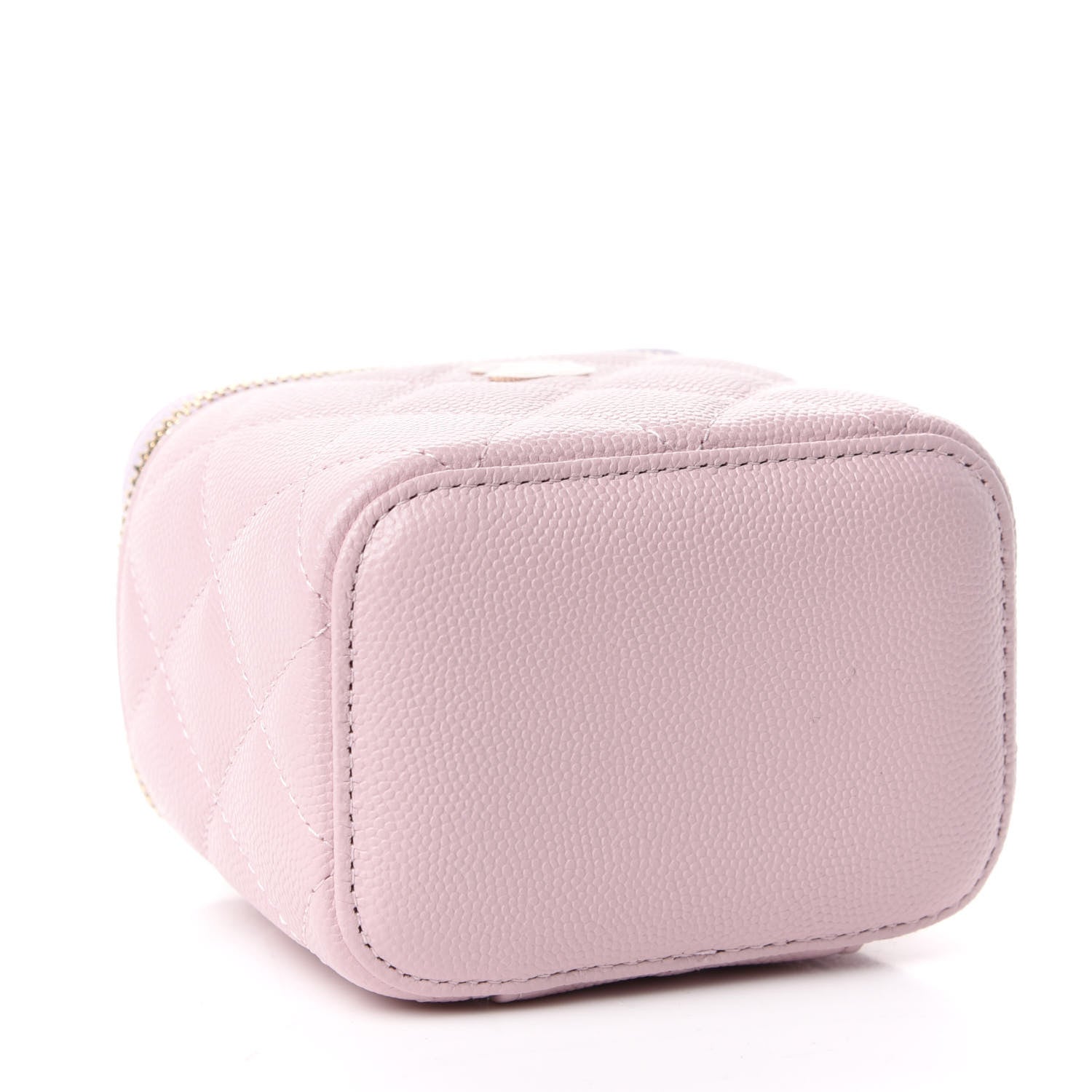 Chanel Caviar Quilted Mini Vanity Case With Chain Light Pink 4 of 8