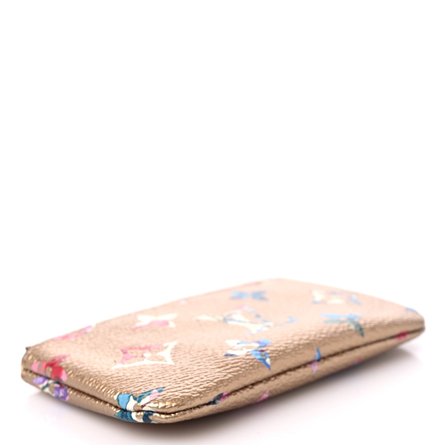 Louis Vuitton Metallic Monogram LV Garden Key Pouch Gold 5 of 6