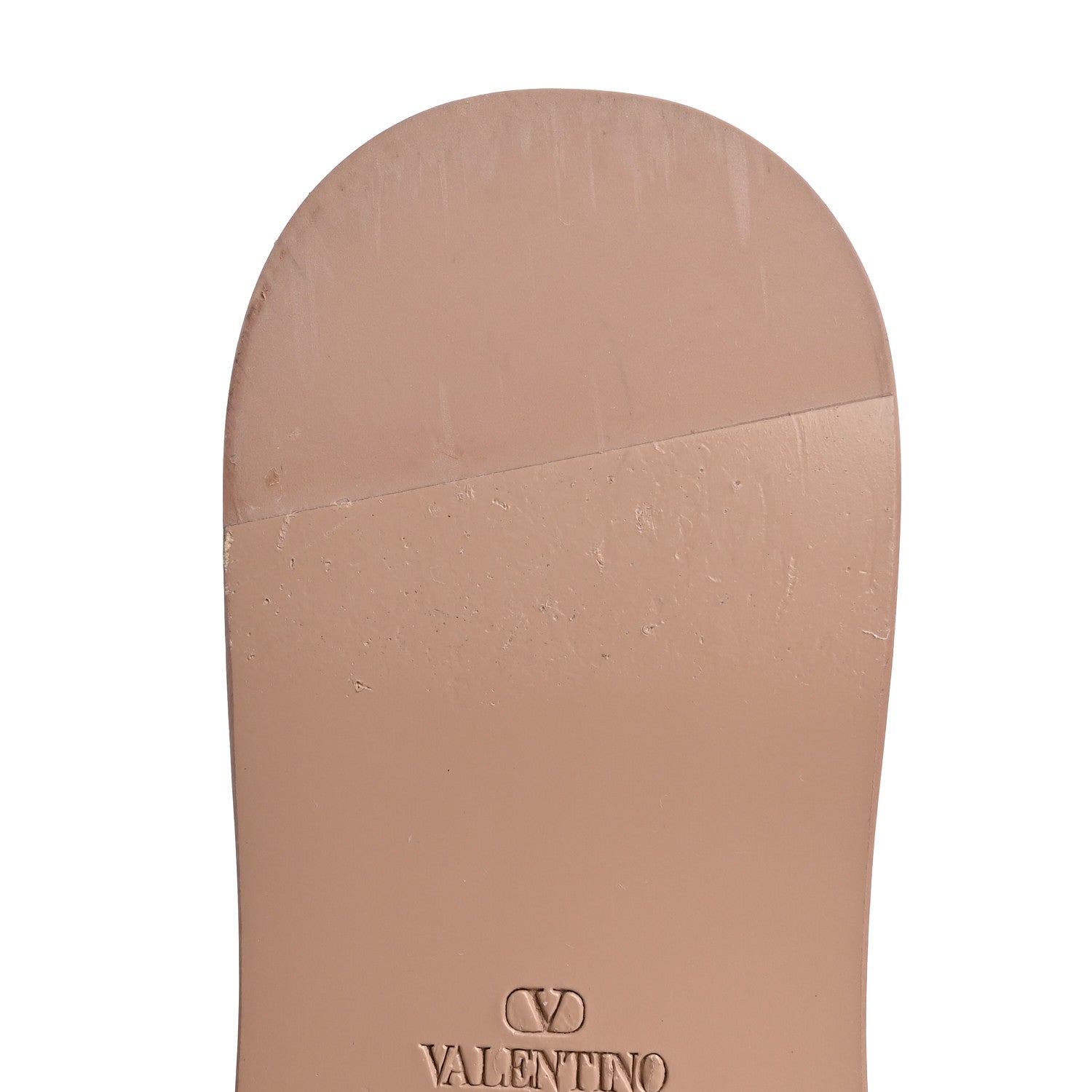 Valentino Garavani Vlogo Flat Slide Sandals 38.5 Rose Canelle 10 of 10