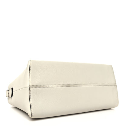 Fendi Vitello Dolce Elaphe Medium By The Way Boston Bag White Ice Multicolor 4 of 14