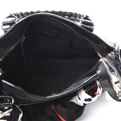 Balenciaga Agneau Classic Silver Hardware Mini S City Scarf Black 6 of 10
