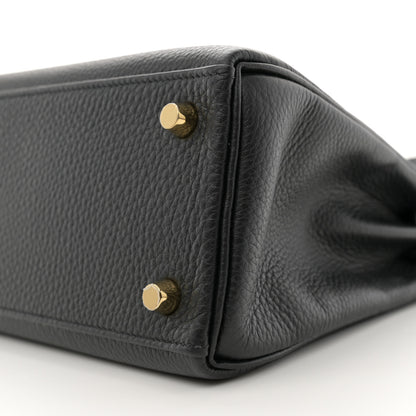 Hermes Togo Kelly Retourne 25 Black 10 of 11