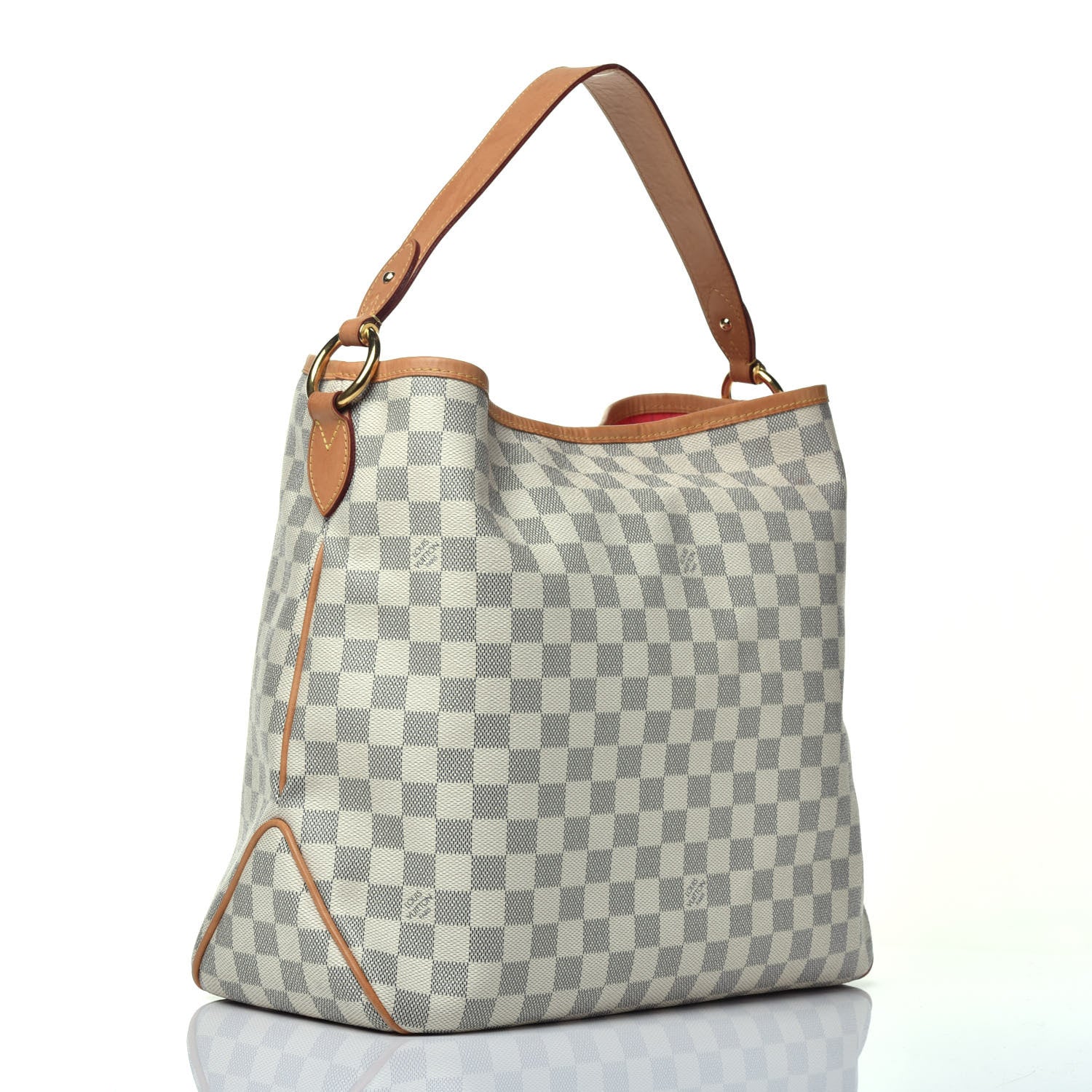 Louis Vuitton Damier Azur Delightful MM Pink 3 of 10
