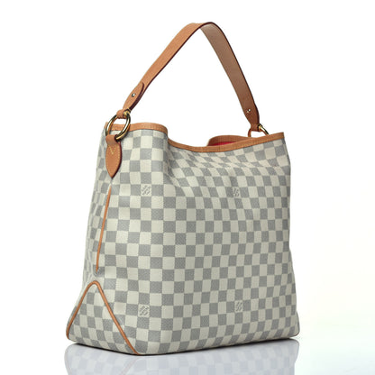 Louis Vuitton Damier Azur Delightful MM Pink 3 of 10