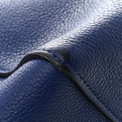 Celine Soft Grained Calfskin Small Belt Cabas Phantom Deep Blue 15 of 16