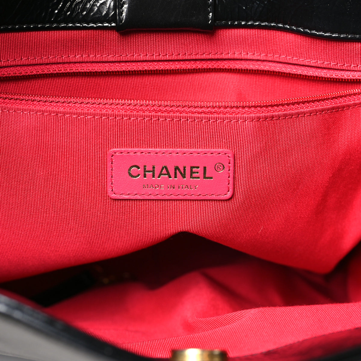Chanel Shiny Aged Calfskin Shopping Bag Black 5 of 11