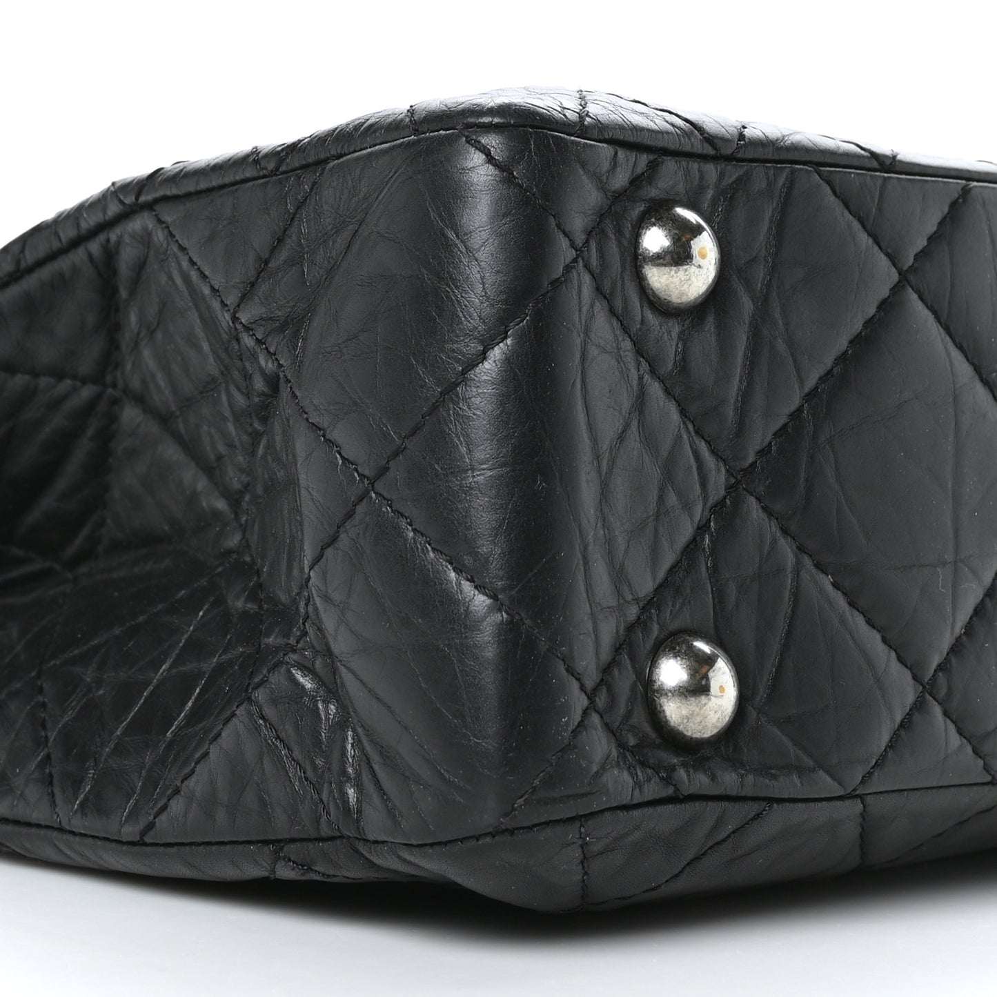 Aged Calfskin Reissue 2.55 Tote Black