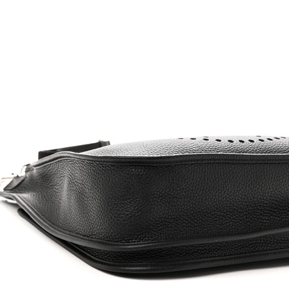 Hermes Taurillon Clemence Evelyne III GM Black 9 of 11