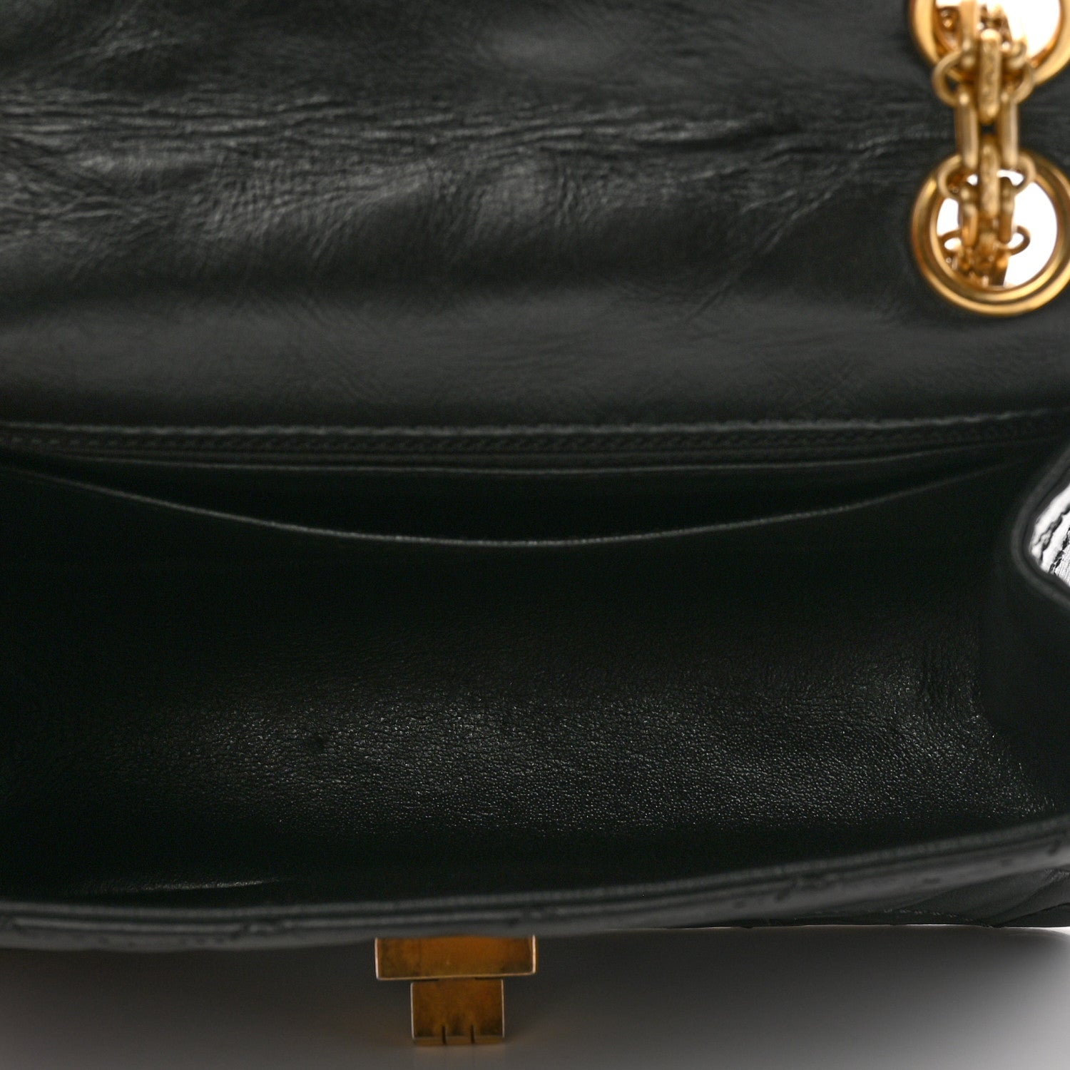 Chanel Aged Calfskin Quilted 2.55 Reissue Mini Flap Black 5 of 10