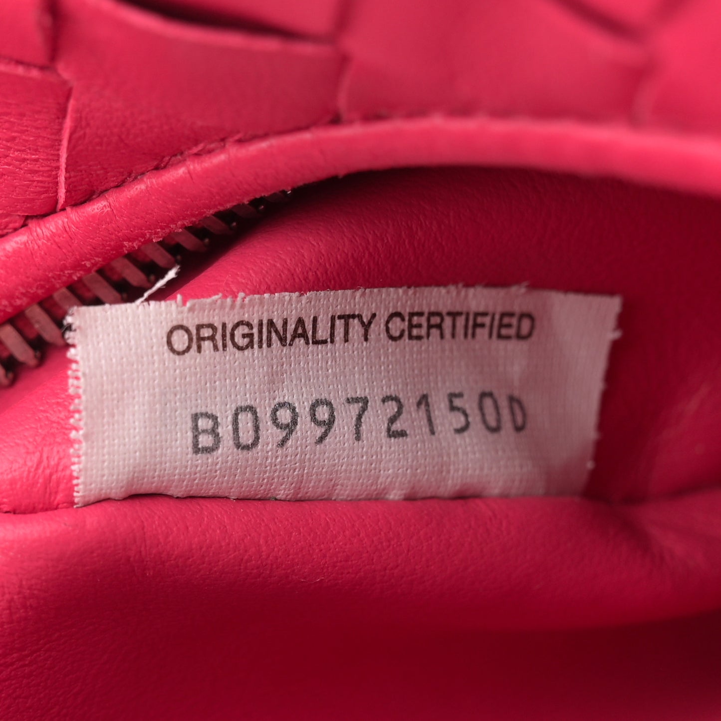 Nappa Intrecciato Mini Jodie Cranberry