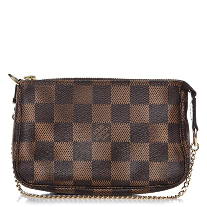 Louis Vuitton Damier Ebene Mini Pochette Accessories 1 of 8