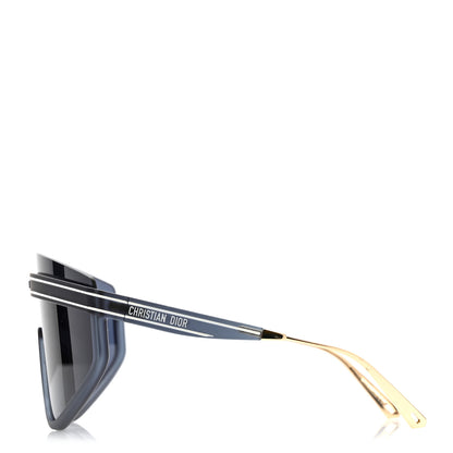 Christian Dior Mask DiorClub M2U Sunglasses Translucent Blue 3 of 8
