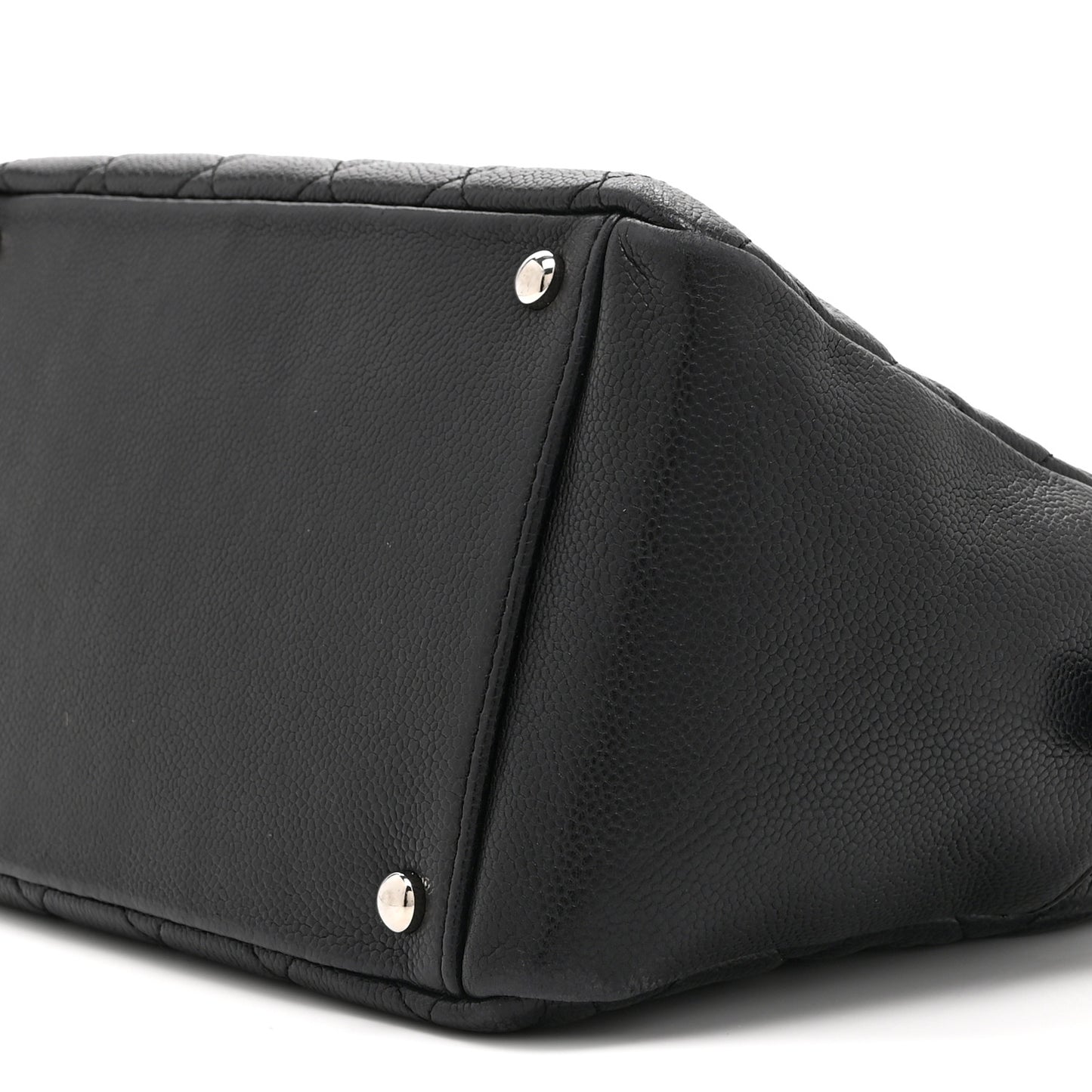 Caviar Quilted Petit Timeless Tote PTT Black