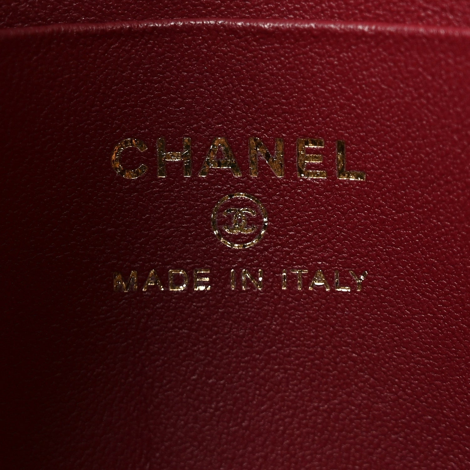 Chanel Lambskin Quilted Drawstring Clutch With Strap Dark Burgundy 5 of 9