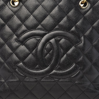 Chanel Caviar Quilted Grand Shopping Tote GST Black 23 of 23