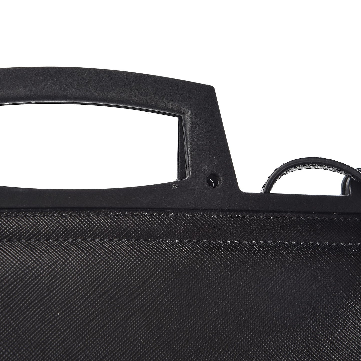 Textured Coated Canvas Bambi Print Medium Rave Tote Black