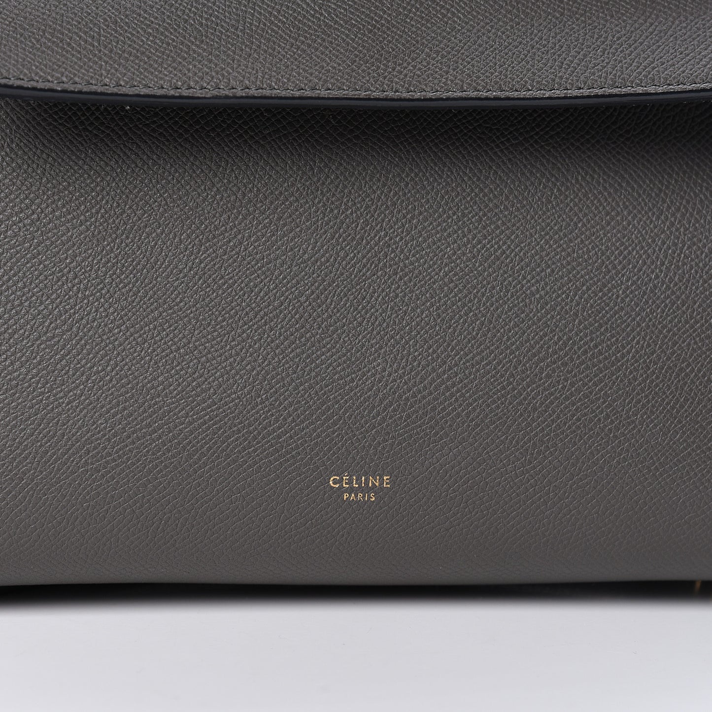 Grained Calfskin Mini Belt Bag Grey