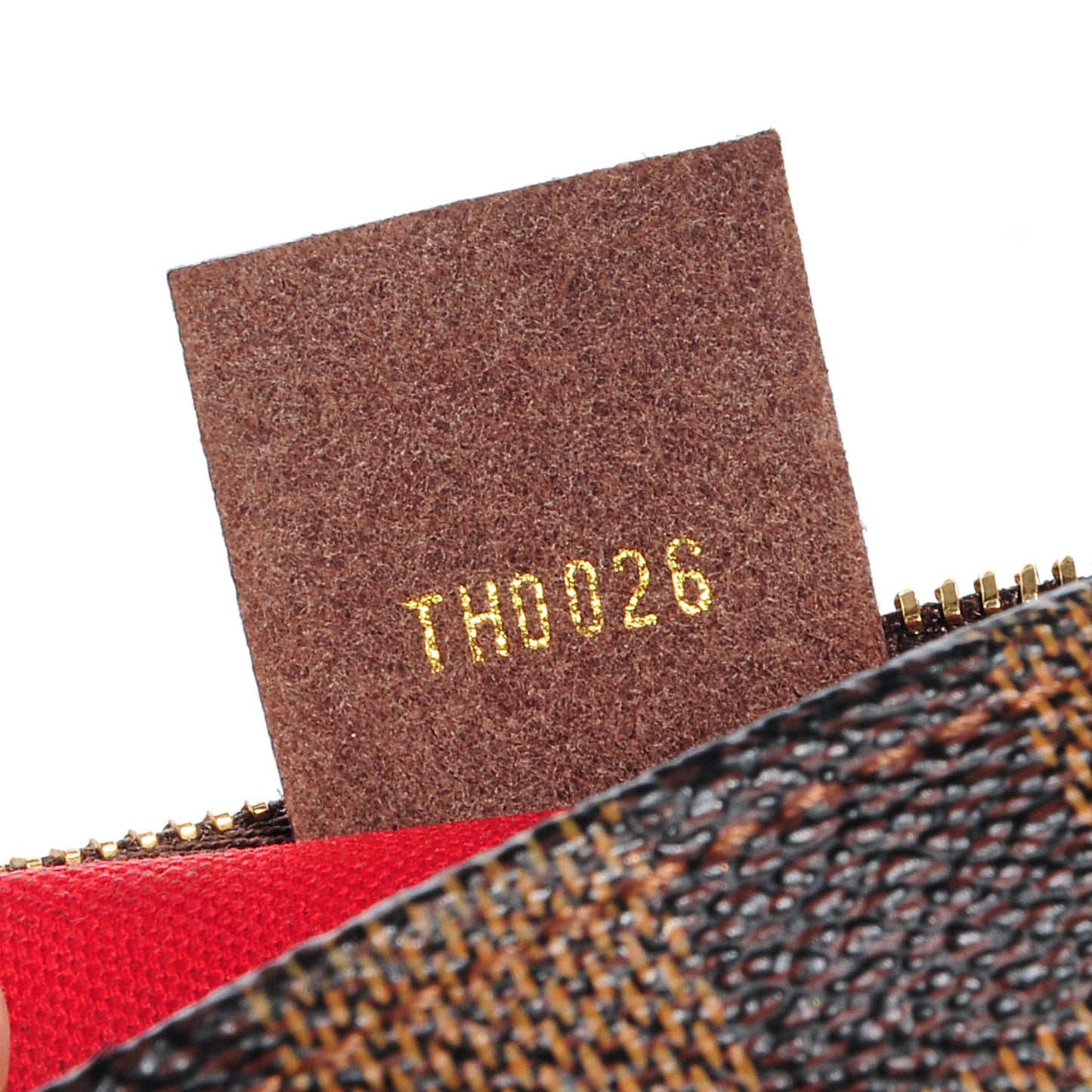 Damier Ebene Trousse Make Up Bag Pochette